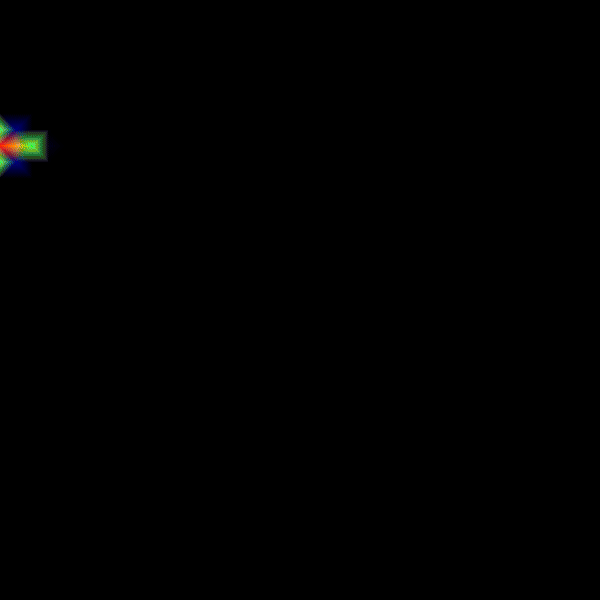 Transmembrane voltage for Experiment 3 using the RE+ model.